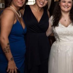 Dark Blue Cocktail Dress from Le Chateau